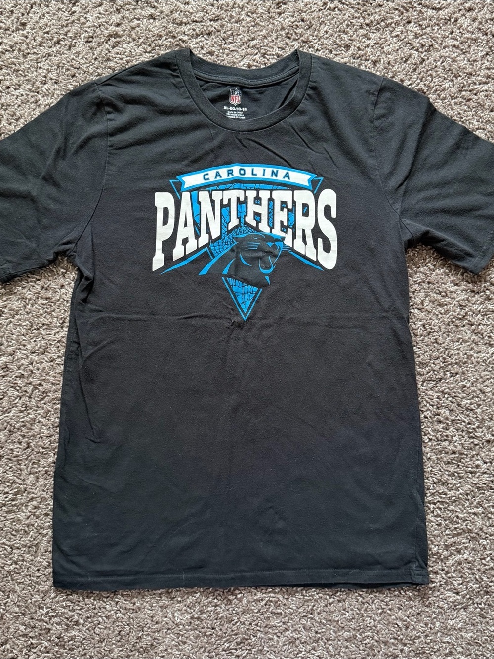 Carolina Panthers NFL Graphic Tee Youth XL